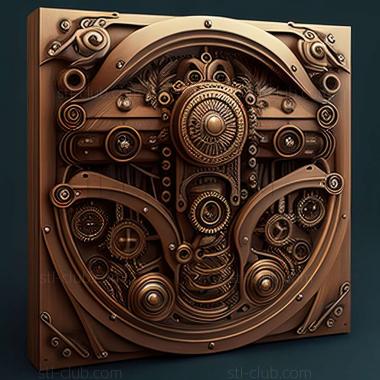 3D model steam punk (STL)